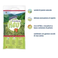 Bunny - Fieno Fresco con Bacche di Rosa Canina* Fieno|Alimenti