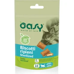 Oasy - Biscotti Ripieni Sterilized* Snack E Masticabili Per Gatti
