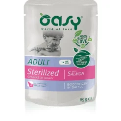 Oasy - Bocconcini in Salsa Adult Sterilized con Salmone* Adult
