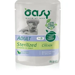 Oasy - Bocconcini in Salsa Adult Sterilized con Pollo* Adult