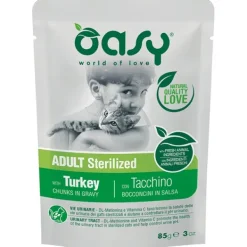 Oasy - Bocconcini in Salsa Adult Sterilized con Tacchino* Adult