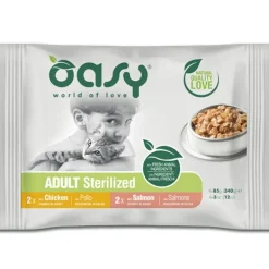 Oasy - Bocconcini in Salsa Adult Multipack per Gatti Sterilized* Adult